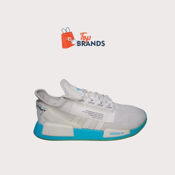 adidas NMD_R1 V2 White Solar Blue Size 44.5