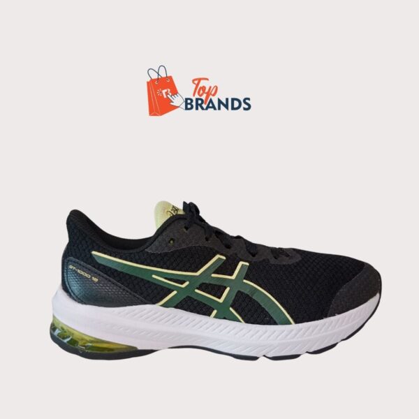 Asics GT-1000 12 GS Kids Black Running Shoes Boys Girls Sneakers Size EU 33.5