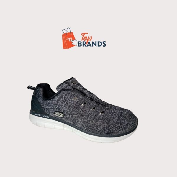 Skechers Memory Foam Synergy Scouted 2.0 Shoes Black Grey White EU 38.5