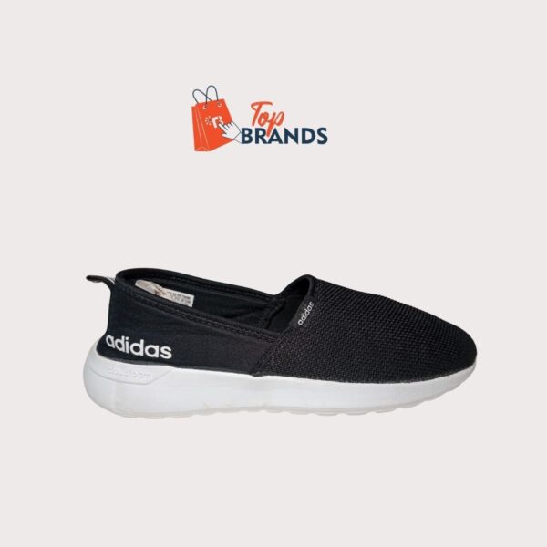 adidas Women's Cloudfoam Lite Racer Slip-On, Core Black/White, EU 41-2/3